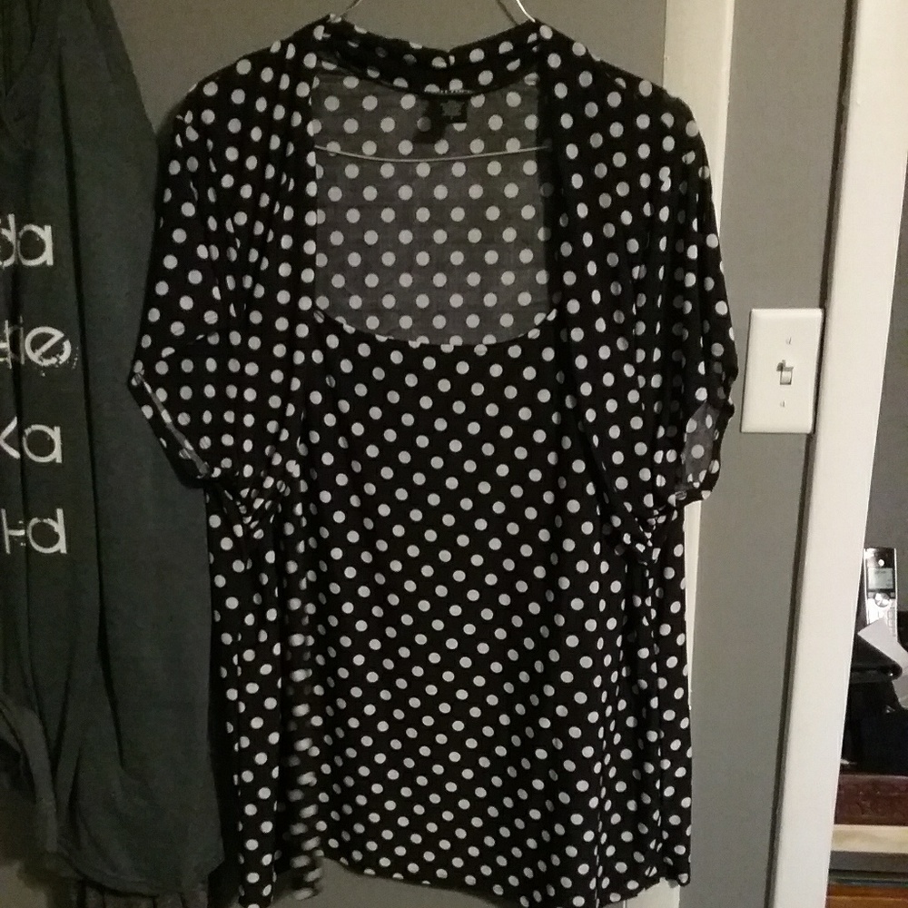 Polka Dot Rockabilly TOP Plus size